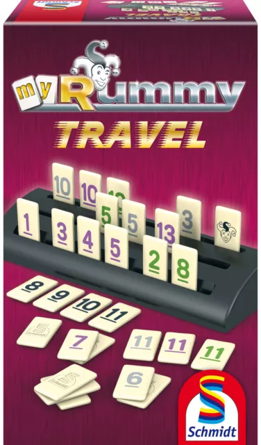 Schmidt Spiele Reisespiel Zuordnungsspiel MyRummy Travel 49284