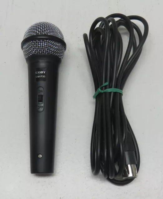 Coby CM-P35 Dynamic Microphone w/ XLR 3 Pin Mic Cable