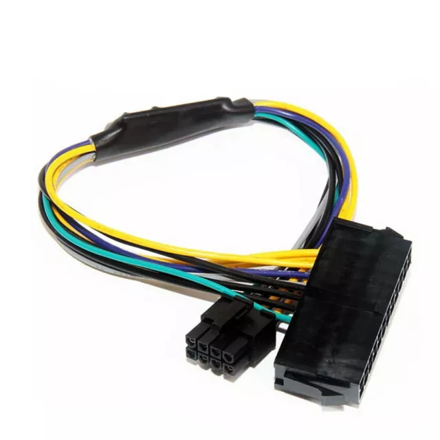 24 Pin to 8 Pin ATX Power Supply Adapter Cable For Optiplex 3020 7020 9020 T1700 2