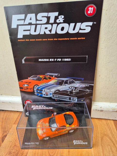 Miniature Mazda RX-8 Fast & Furious 1:43 Altaya - Boîtier Méthacrylate, Neuf Sous Vitrine | Collection Voitures De Film