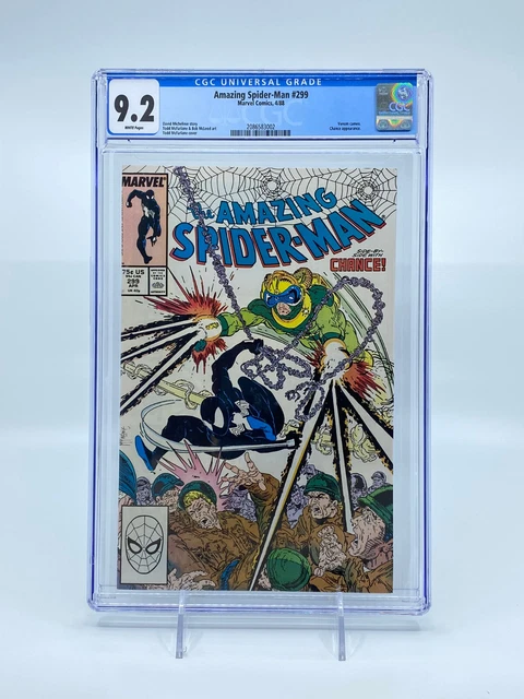Amazing Spider-Man (1963) #299 CGC 9.2 White Pages Venom Cameo Todd McFarlane