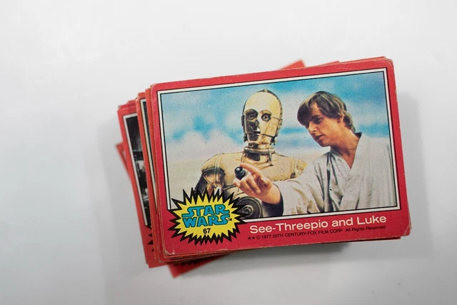 1977 Topps Star Wars Red Border Complete Set  (66 Cards) (Series 2)!!!