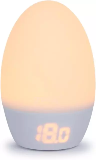 Groegg2 Digital Colour-Changing Nursery Thermometer and Nightlight, Usb-Powered,