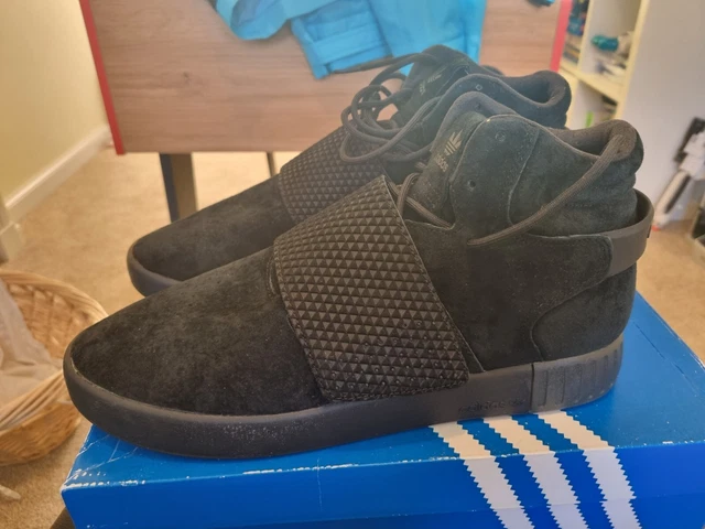 Size 10.5 - adidas Tubular Invader Strap Black - BB8392