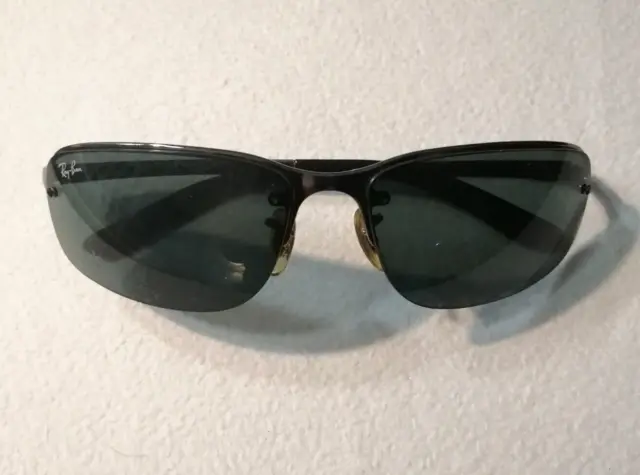 Ray Ban Occhiali Da Sole Uomo Montatura Casual Acciaio Silver Graffi Sunglasses