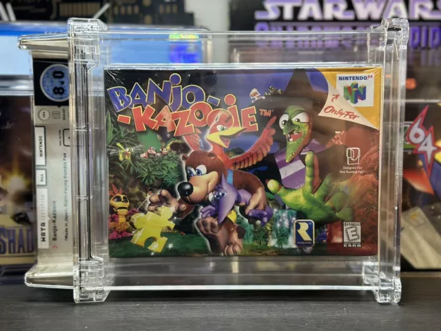 Banjo Kazooie 64 Nintendo N64 New Sealed MINT VGA WATA *rArE* Classic -  D-Rob Gaming