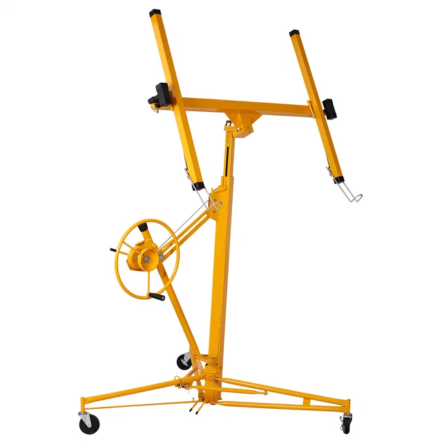 16ft Drywall Lift Panel Hoist Jack Lifter Construction Tool with Adjustable Arm