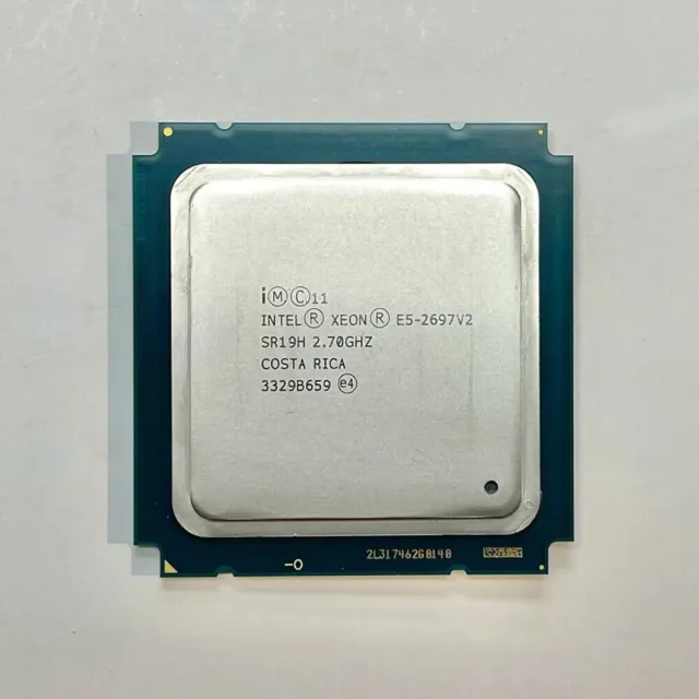 Intel Xeon E5-2697 V2 CPU Processor 12 Cores 2.70 GHZ 30 MB L3 CACHE 130W SR19H