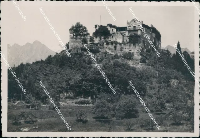 cg285 cartolina merano castel verruca provincia di bolzano trentino
