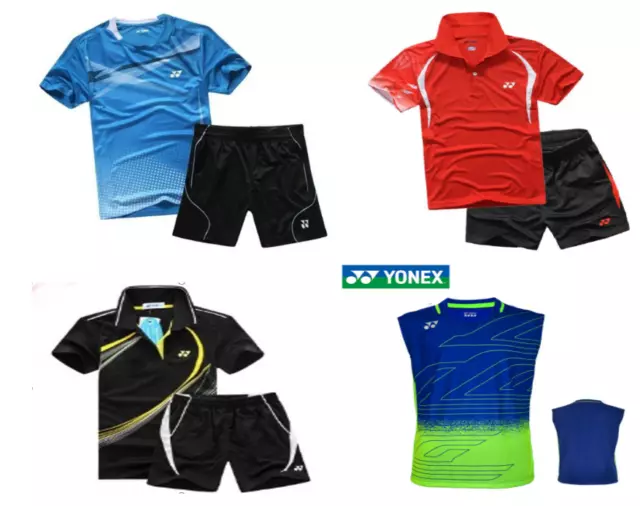 Top Quality Yonex Badminton Shirt Shorts Collection Soft Silky Sports Clothing