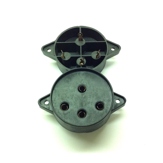 4 PIN British made valve tubes socket for 4212E, 212E etc. £65.00