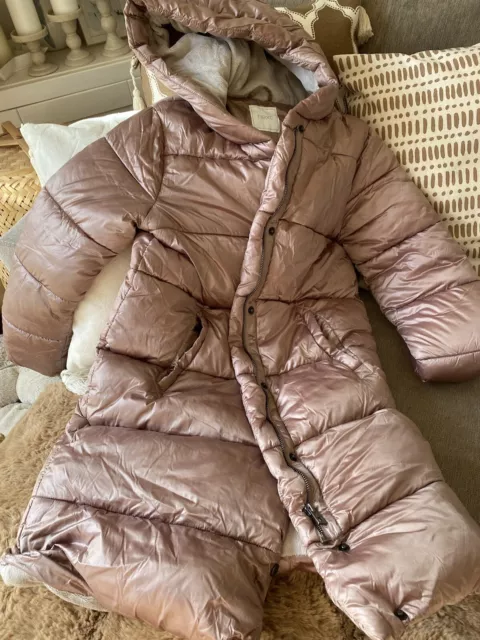 Next Pink girls Puffer Coats Size Age 12