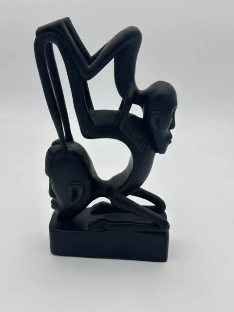 77.Shetani Makonde Ebenholz Ebony Skulptur Geschenk