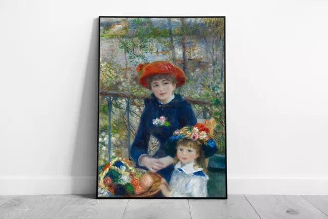 Druck Pierre-Auguste Renoir Zwei Schwestern Reproduktion Wandkunst Druck auf Papier