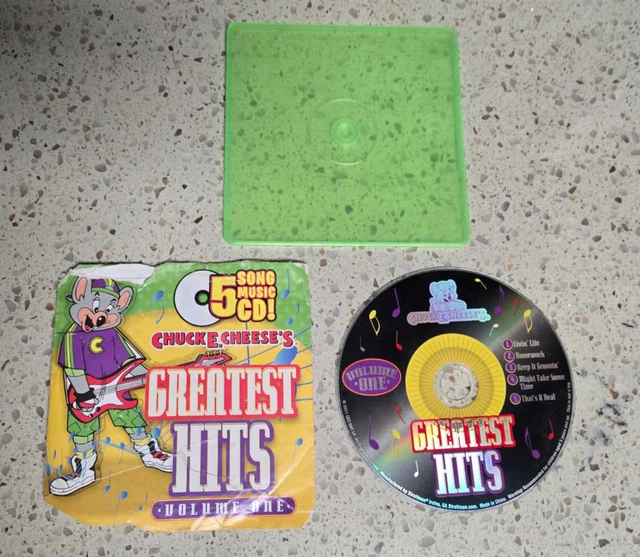 CHUCK E. CHEESE'S Greatest Hits CD Vol 1 2011 Music Pizza Games ...