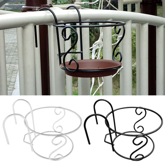 Décor à la maison Pot à fleurs suspendu, Balcon Garde-corps Pot de planteur,