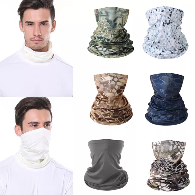 Magic Tube Face Mask Neck Gaiter Headwear Balaclava Bike Sports Scarf Bandana US