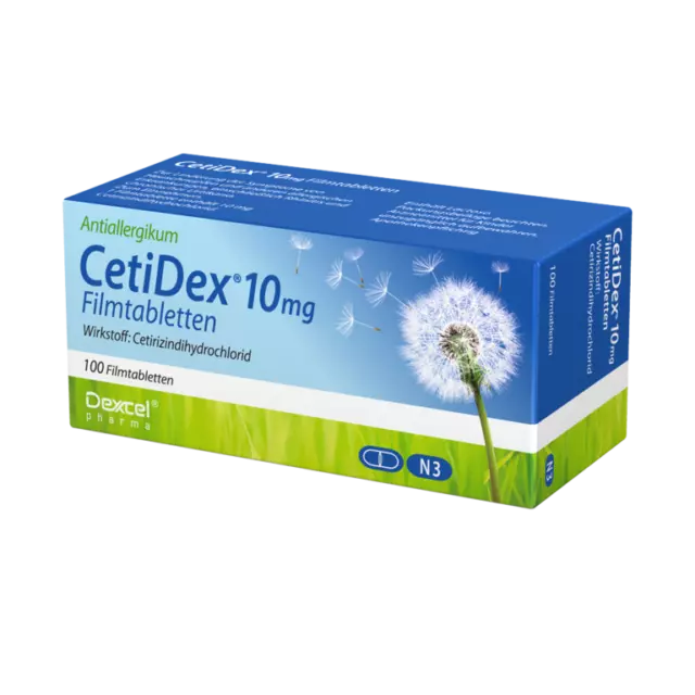 CetiDex 10 mg Tabletten bei Allergien, 100 St. Tabletten 8892133