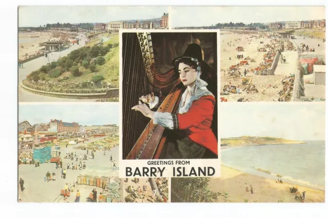 Postcard Barry Island Wales Greetings from