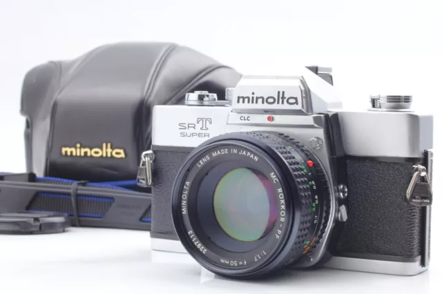 [NEAR MINT] Minolta SRT Super SLR Film Camera + MC Rokkor-PF 50mm f1.7 JAPAN#709