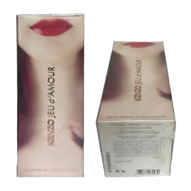 KENZO JEU D'AMOUR Eau De Parfum Spray FOR WOMEN 3.4 Oz / 100 ml BRAND ...