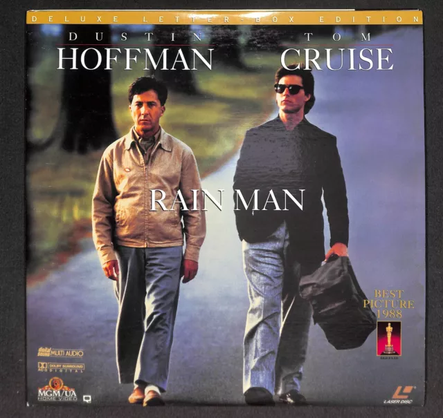 RAIN MAN 2 DISC SET LASER VIDEODISC Dustin Hoffman Tom Cruise