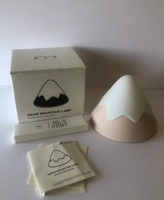 Sensology Snow Mountain Led Soft Touch Pink Nightlight-New In Box
