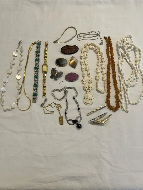 Konvolut Modeschmuck/ Bastelschmuck Verschiedene Teile