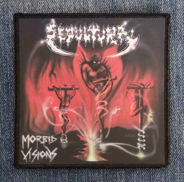Sepultura Morbid Visions Sublimated Printed Patch | Groove Metal Band Logo