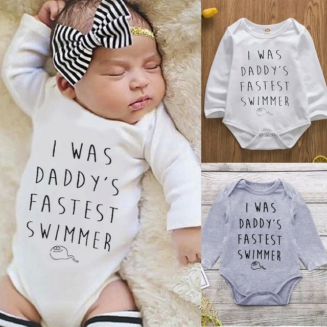 Säugling Neugeborenes Baby Mädchen Jungen Body Strampler Freizeitkleidung