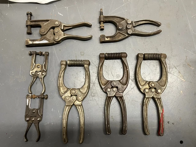 Vintage Clamp Lot DeStaCo KnuVise