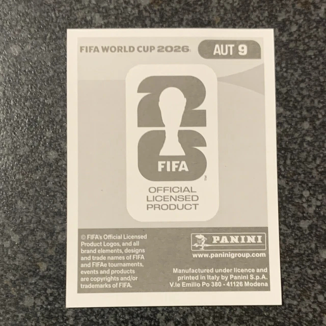 PANINI FIFA WORLD Cup 2026 Sticker Alexander Prass AUT 9 1 16 panini-fifa-world-cup-2026-sticker-alexander-prass-aut-9-1-16