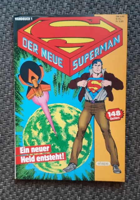 DER NEUE SUPERMAN  Handbuch Nr 1  Ein neuer Held entsteht! 148 Seiten  ehapa 