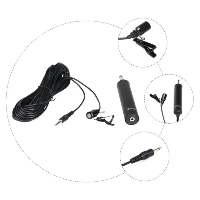 Portable Wire Mic Small Speakers Wired Lavalier Microphone Saxophone
