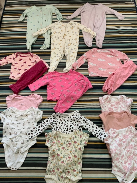 Pacchetto gilet tute da sonno bambina 6-9 mesi 🙂