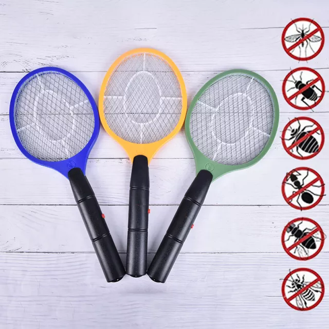 Electric Racket Mosquito Killer Bug Insect Zappers 1PC Fly Swat Swatter Pe F._wf