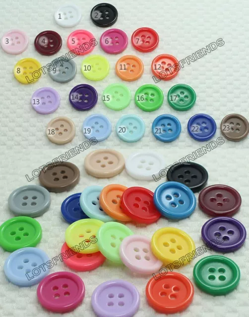 20mm 20pcs/lots 4-Holes Resin Sewing Buttons Shirt Diy Coat Garment Accessories