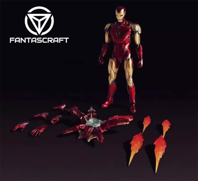 Iron Man MK85 2.0 Ver. Metal Action Figure 1/12 Light CS Fantascraft Model New