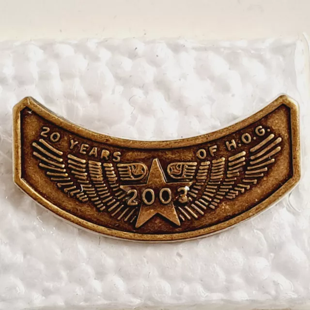 2003 Harley Davidson Harley Owners Group HOG Chapter Biker Rocker Pin NEW