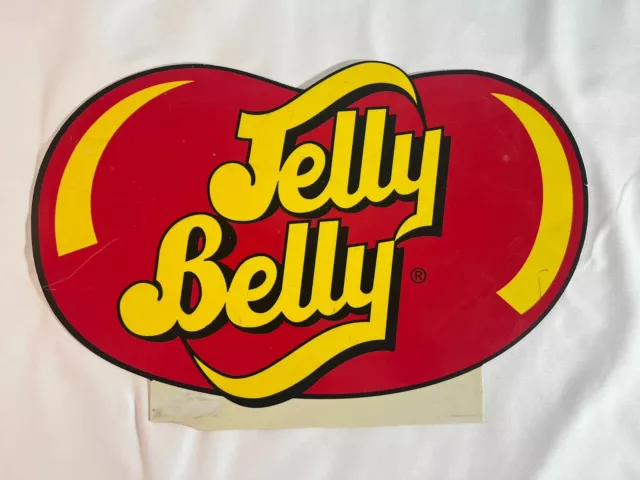 large vintage jelly belly sign plastic jellybeans candy