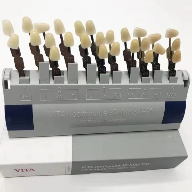 VITA Dental Resin Toothguide 3D Master with Bleached Shade Guide 29 Colors Kit