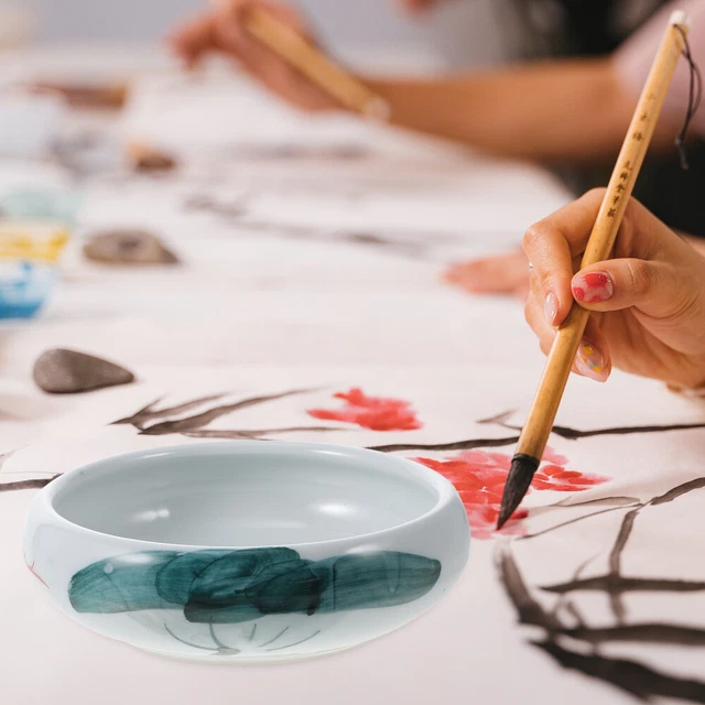 Strumento pennello ceramica ciotola d'inchiostro calligrafia I quattro tesori dello studio