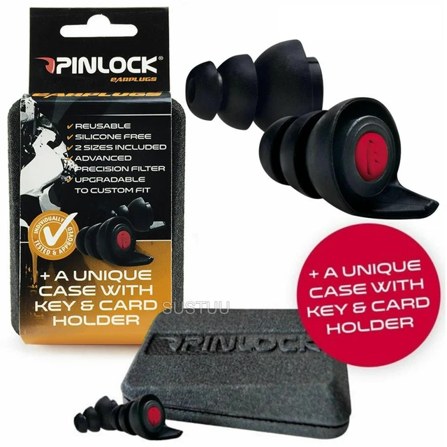 Protezioni uditive moto Pinlock tappi auricolari riutilizzabili per biker senza silicone