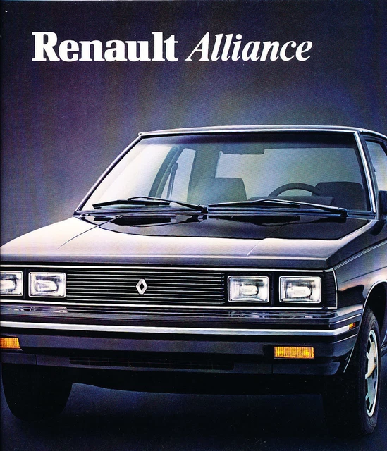 1984 RENAULT ALLIANCE 18page Original Car Sales Brochure 11.96 PicClick