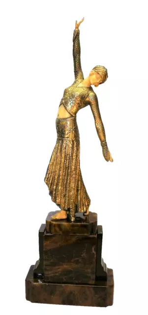 Danseuse Tänzerin CHIPARUS ART Statuette Art-Deco danseuse de footsteps -