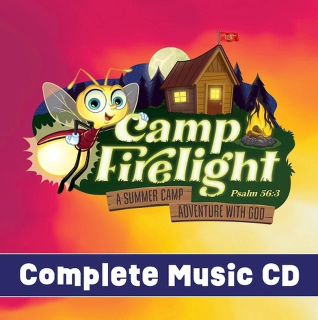 VACATION BIBLE SCHOOL (Vbs) 2024 Camp Firelight Complete Music CD A
