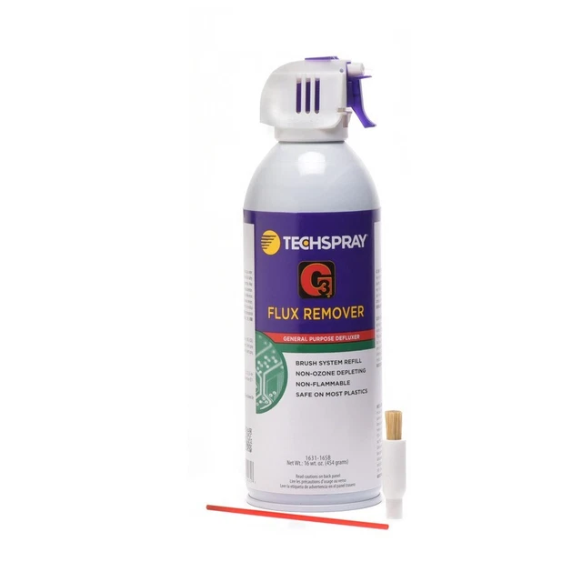 Techspray 1631-16SB G3 Flux Remover, with Bush Attachement, 16 oz. Aerosol