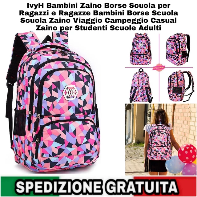 mybagstory Rosso, zaino per bambini, scuola materno, scuola materna