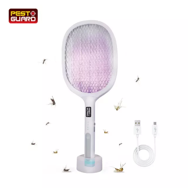 Electric Fly Zapper Mosquito Insect Swatter Racket Bat for Bugs Wasp Killer