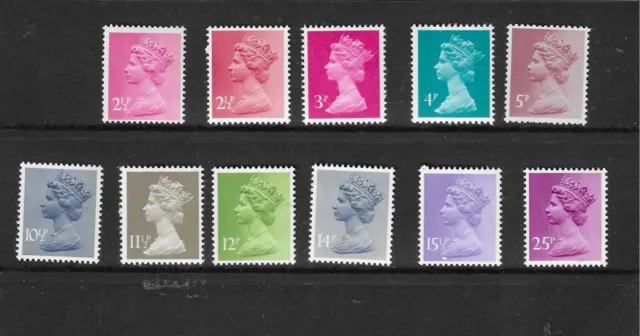 GB Machin Definitives Between 1971 - 1984 MNH 2 1/2 p - 25p